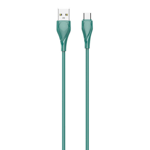 Кабел LDNIO LS611 USB към USB - C 25W 1m зелен