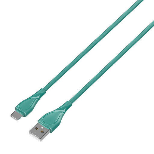 Кабел LDNIO LS611 USB към USB - C 25W 1m зелен