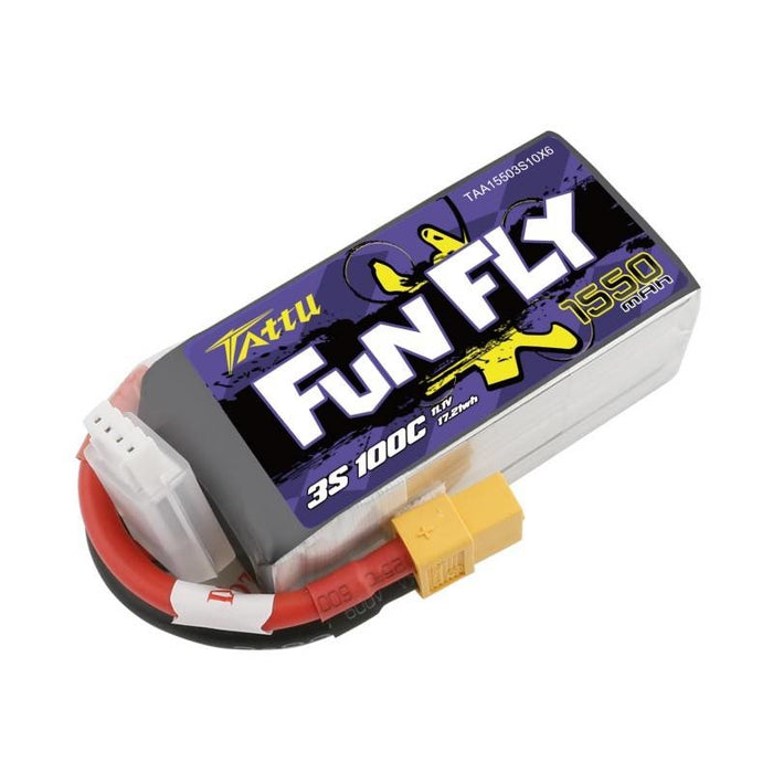 Батерия Tattu Funfly 3S1P 1550mAh 11.1V 100C