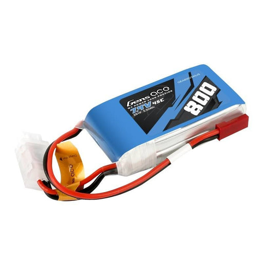Батерия GensAce LiPo 800mAh 7.4V 45C 2S1P