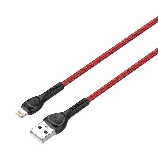 Кабел LDNIO LS482 2m USB към Lightning червен
