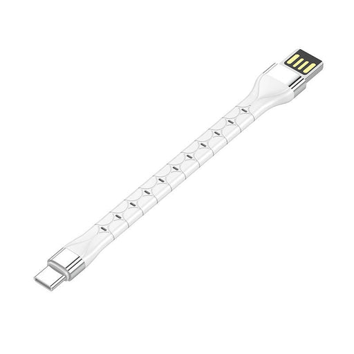 Кабел LDNIO LS50 0.15m USB към USB - C бял