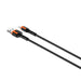 Кабел LDNIO LS532 USB към MicroUSB 2m сиво - оранжев