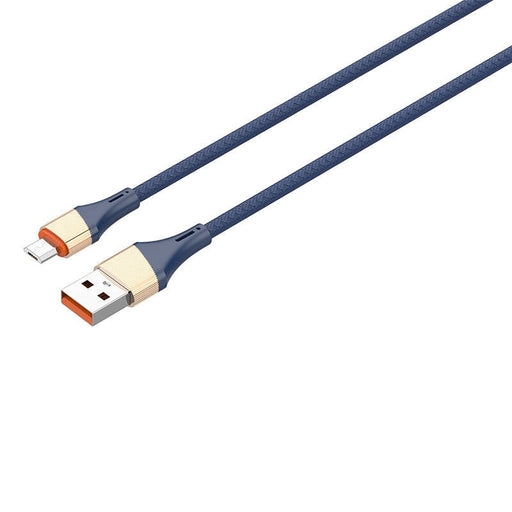 Кабел LDNIO LS631 USB към MicroUSB 1m 30W син