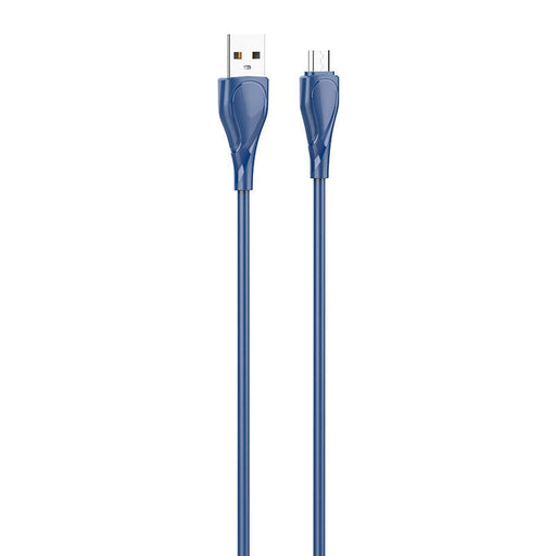 Кабел LDNIO LS612 USB към MicroUSB 2m 30W син
