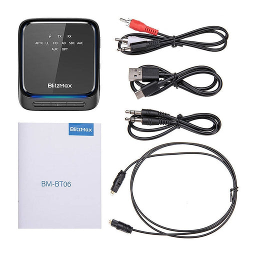 Bluetooth 5.2 трансмитер / ресийвър BlitzMax BT06 aptX