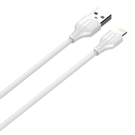 Кабел LDNIO LS540 USB към Lightning 2.4A 0.2m бял