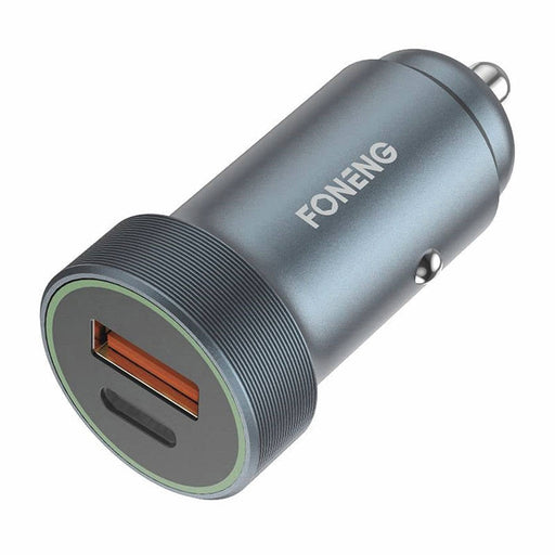 Зарядно за кола Foneng C16 1x USB - A USB - C черно