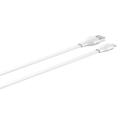 USB към Lightning Кабел LDNIO LS550 2.4A 0.2m бял