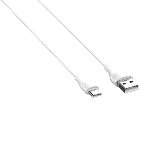Кабел LDNIO LS550 USB към USB - C 2.4A 0.2m бял