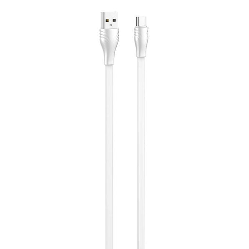 Кабел LDNIO LS550 USB към USB - C 2.4A 0.2m бял