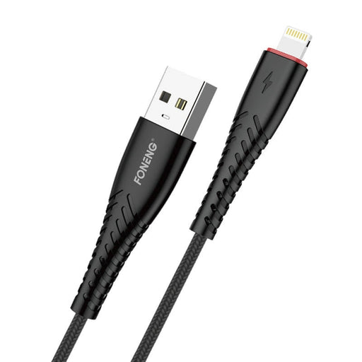 Кабел Foneng X15 USB към Lightning 1.2m черен