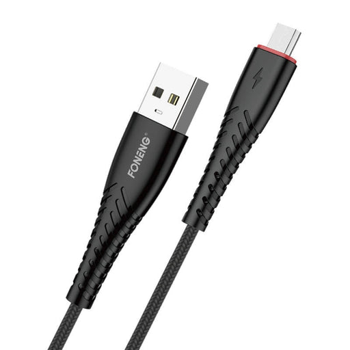 Кабел Foneng X15 USB към MicroUSB 1.2m черен