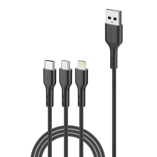 3в1 кабел Foneng X36 USB към Type
