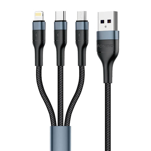 3в1 кабел Foneng X51 USB към Type