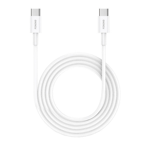 Кабел Foneng X55 USB Type - C към 2m 60W бял