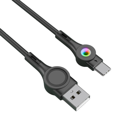Кабел Foneng X59 LED с USB към Type - C