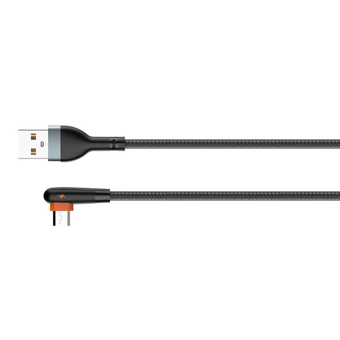 Кабел LDNIO LS561 USB към MicroUSB 2.4A 1m черен