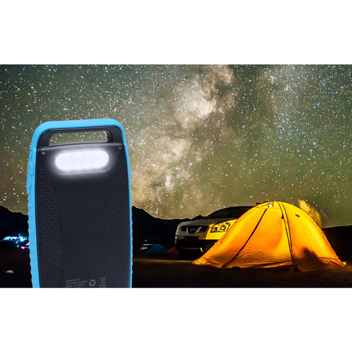 Преносима батерия BigBlue BET111 15000mAh, соларно зареждане, IPX4, 2 USB порта