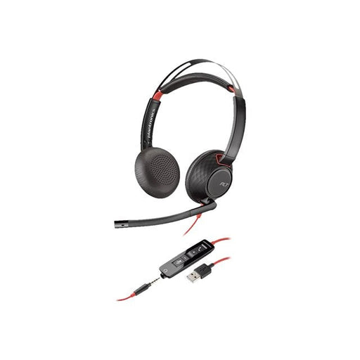 POLY Blackwire C5220 USB - A 5200 Series Headset on ear USB