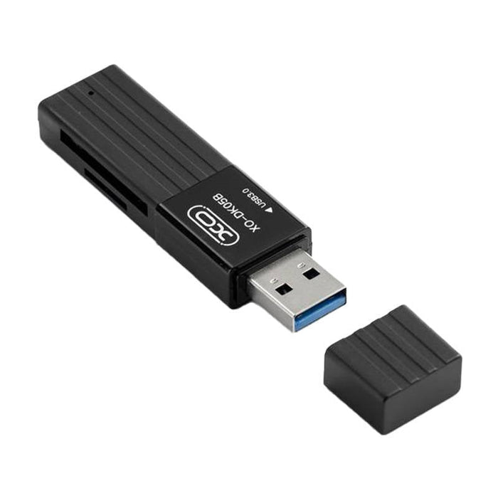 2в1 Четец на карти с памет XO DK05B USB 3.0 черен