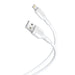 Кабел XO NB212 USB към Lightning 2.1A бял