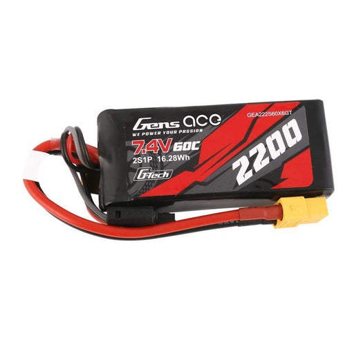 Батерия GensAce G - Tech LiPo 2200mAh 7.4V 60C 2S1P XT60