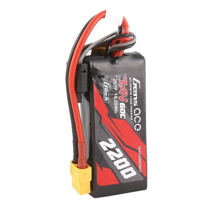 Батерия GensAce G - Tech LiPo 2200mAh 7.4V 60C 2S1P XT60