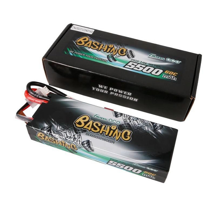 Батерия Gens ace 5500mAh 7.4V 2S1P 60C Lipo Battery