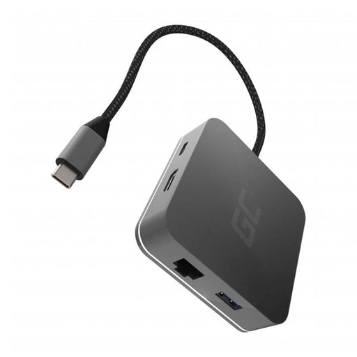 6в1 Хъб Green Cell Adapter GC HUB2 USB - C (USB 3.0