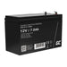 Зареждаема батерия AGM 12V 7Ah без поддръжка за UPS ALARM