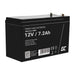 Зареждаема батерия AGM 12V 7.2Ah без поддръжка за UPS ALARM