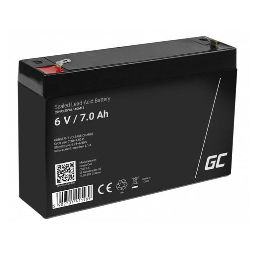 Зареждаема батерия AGM 6V 7Ah без поддръжка за UPS ALARM