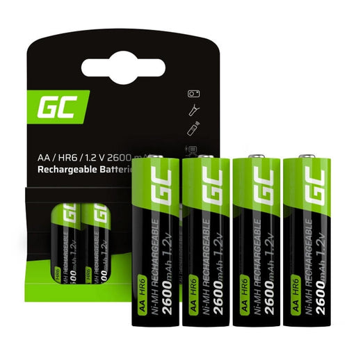 Комплект презареждащи се батерии Green Cell 4x AA,R6 2600mAh