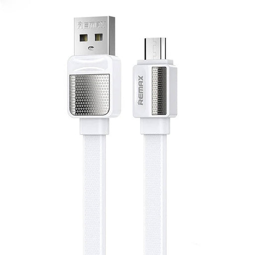 Кабел Remax Platinum Pro USB към MicroUSB 1m бял