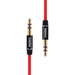 AUX кабел Remax RL - L200 3.5mm мини жак 2m червен