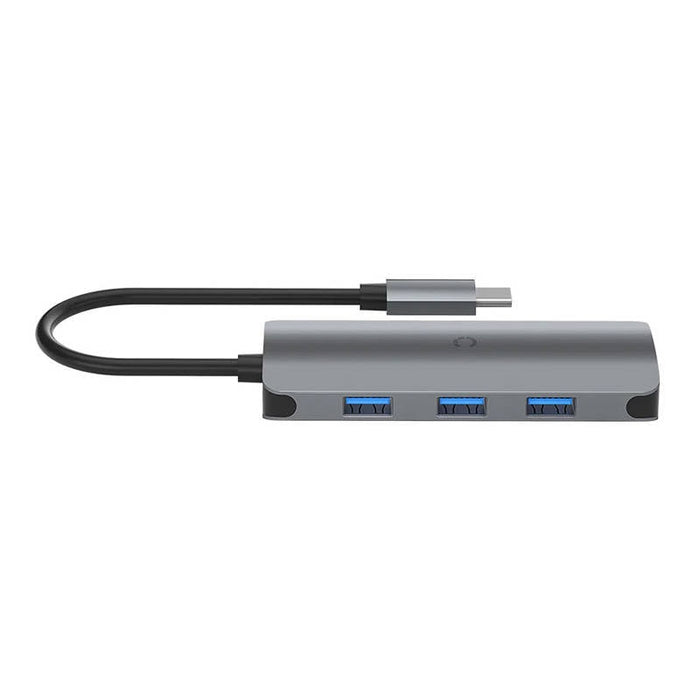 6в1 Хъб Cygnett SlimMate с USB - C кабел 3x USB