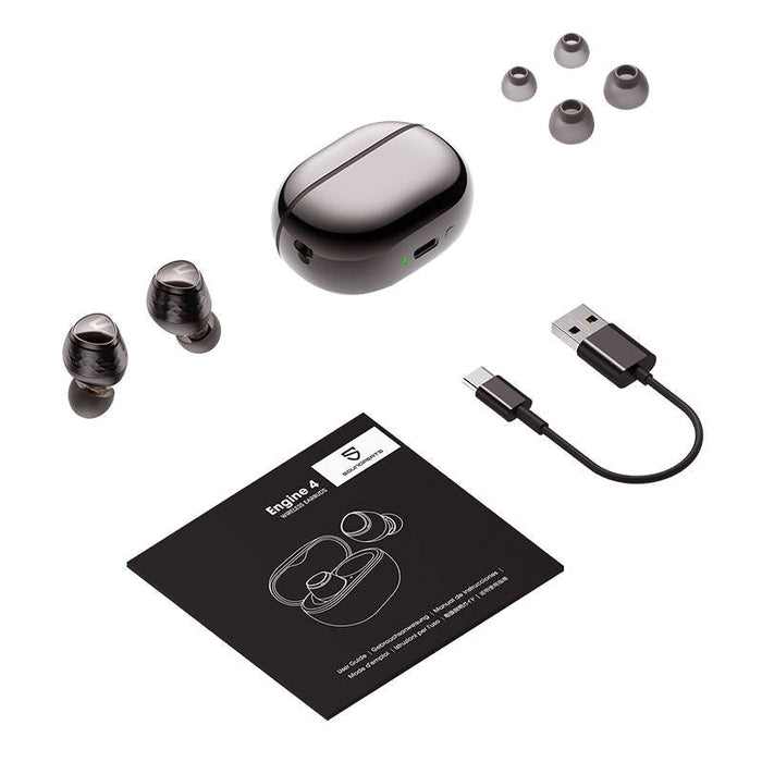 Безжични слушалки Soundpeats Engine4 Bluetooth 5.3 черни