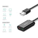 USB адаптер за външни аудио карти UGREEN 15cm черен
