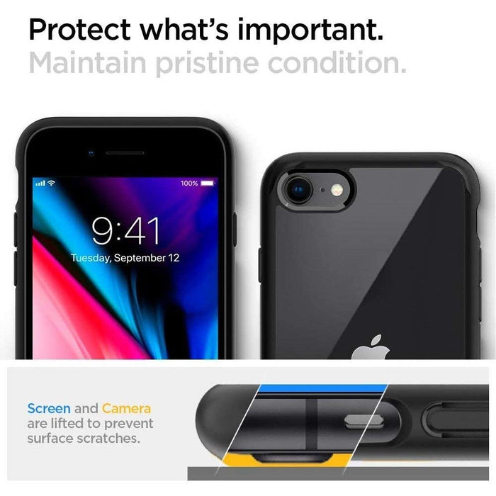 Spigen Ultra Hybrid 2 Iphone 7/8 Black Черен