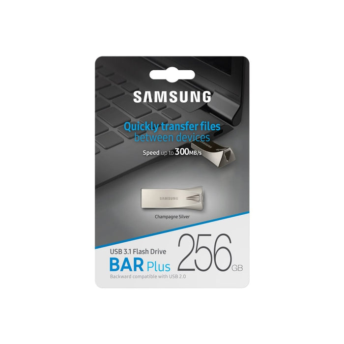 SAMSUNG BAR PLUS 256GB USB 3.1 Champagne Silver