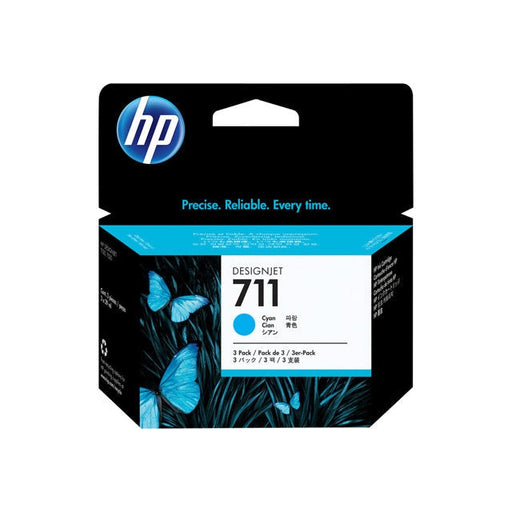 HP 711 original ink cartridge cyan standard capacity 3