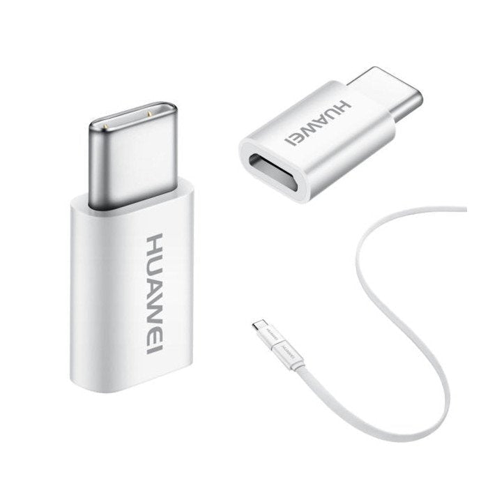 Адаптер USB Huawei Type - C - MicroUSB AP52 Бял 4071259