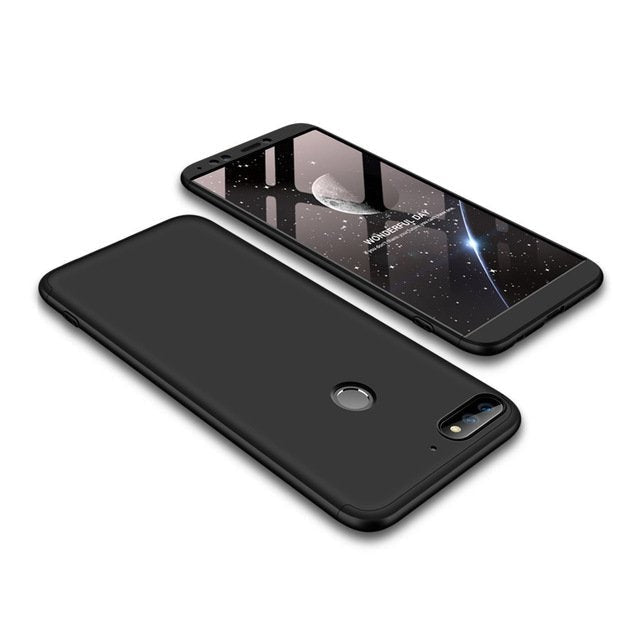 Калъф за телефон Gkk 360 за Huawei Y7 Prime 2018 / Y7 2018, черен