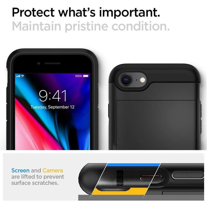 Spigen Slim Armor Cs Iphone 7/8 Black Черен