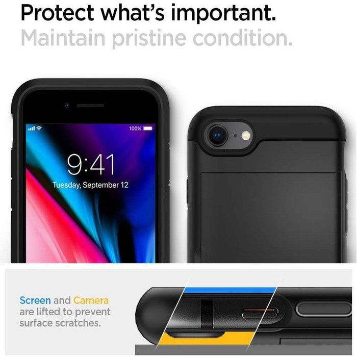 Spigen Slim Armor Cs Iphone 7/8 Black Черен