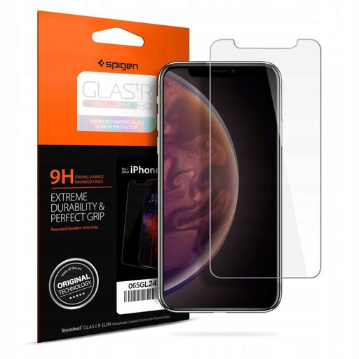 Стъклен протектор Spigen Glas.Tr Slim за iPhone X Xs