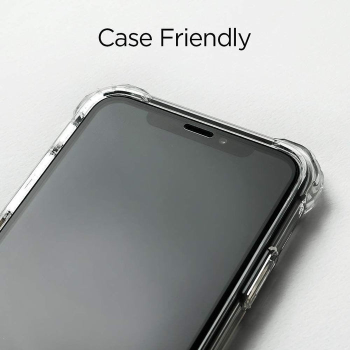 Стъклен протектор Spigen Glass FC за iPhone XR Black