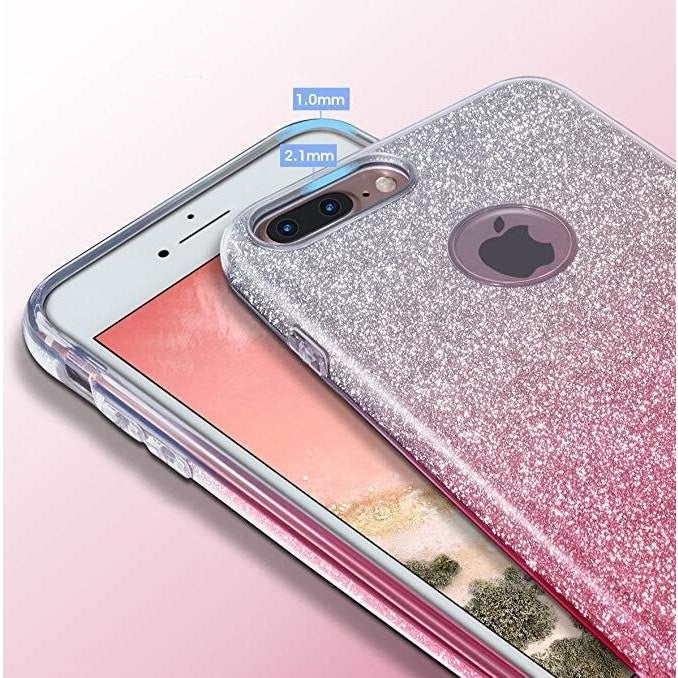 Кейс Wozinsky Glitter Case за iPhone XS Max червен