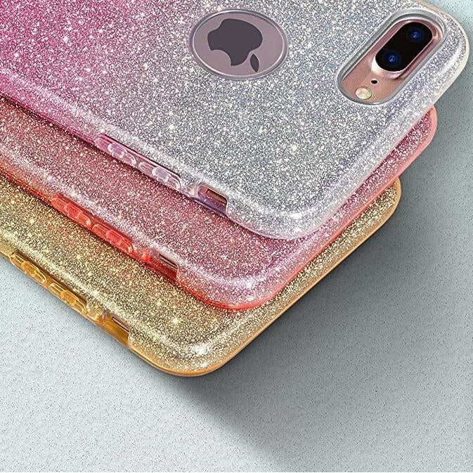 Кейс Wozinsky Glitter Case за iPhone XS Max червен